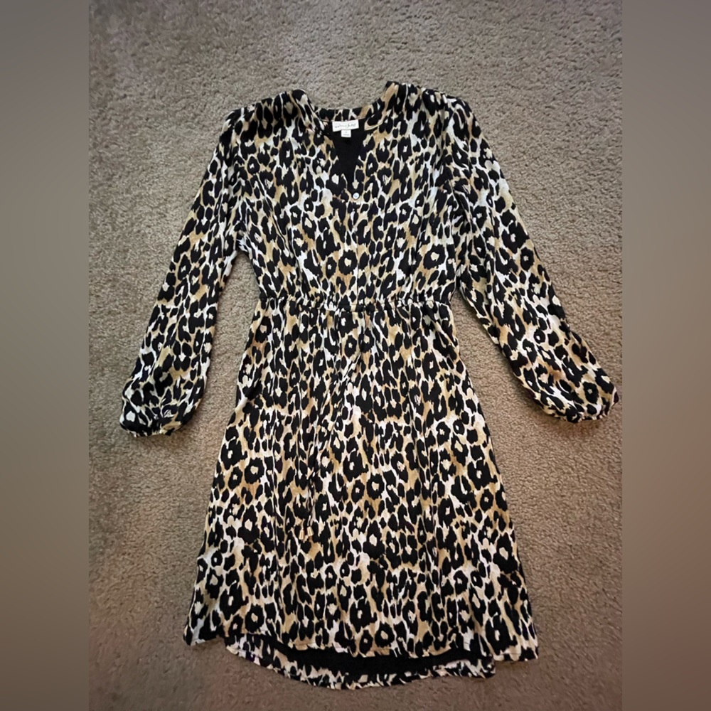 Leopard office dress